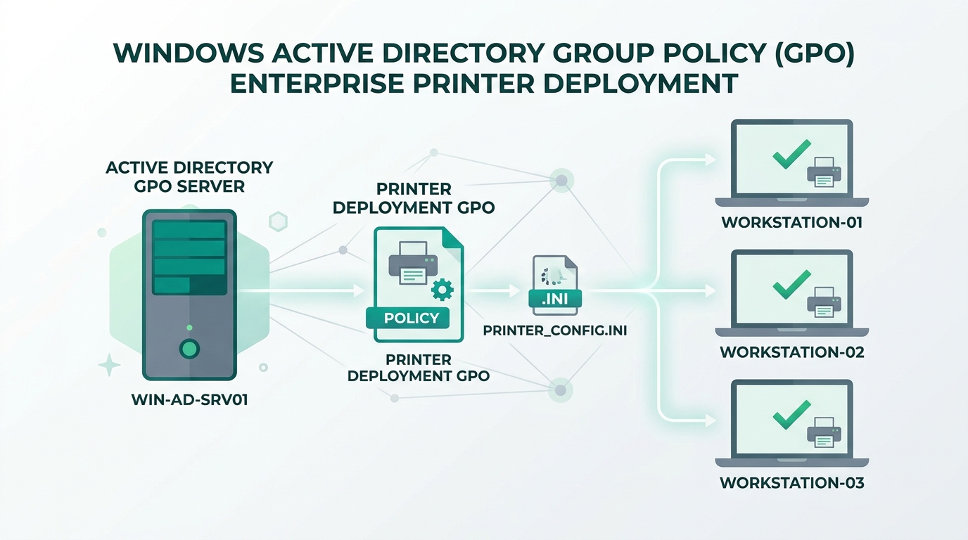 How to Deploy PrintPilot via Active Directory GPO: Silent Installation & setup.ini Guide
